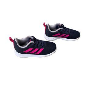 ADIDAS Girls Slip On Sneakers 8 8K Running Shoes Blue Lite Racer Toddler Girl